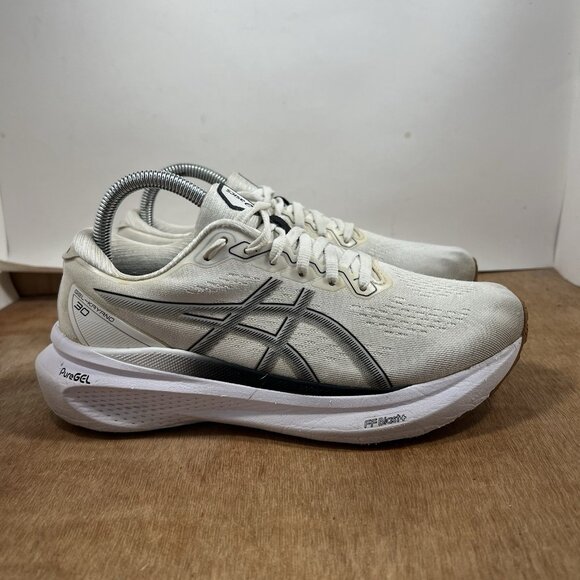 Asics Gel-Kayano 30 Womens 8 Shoes White Running Walking Sneaker Gym 1012B615 - Picture 1 of 9